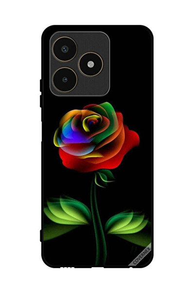 Covernex غطاء حماية لهاتف Realme C53 بلون قوس قزح وردي