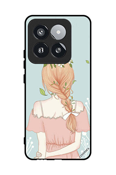 Covernex غطاء حماية لهاتف شاومي 14 برو بفتاة واقفة بمظهر لطيف