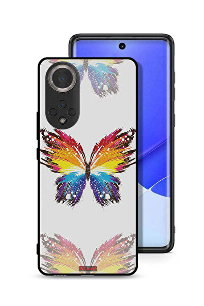 Tolwak غطاء حماية لهاتف Honor 50 بخلفية بسيطة وفن رقمي وبساطة الفراشة