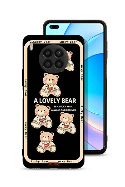 Tolwak غطاء حماية لهاتف Honor 50 Lite بتصميم دب جميل