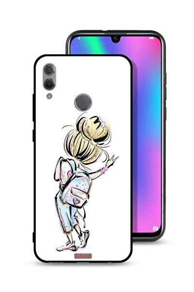 Tolwak غطاء حماية لهاتف Honor 10 Lite برسومات فتاة المدرسة