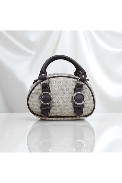 tbl.bag.style Straw Look Colorful Handle Detailed Shoulder Bag