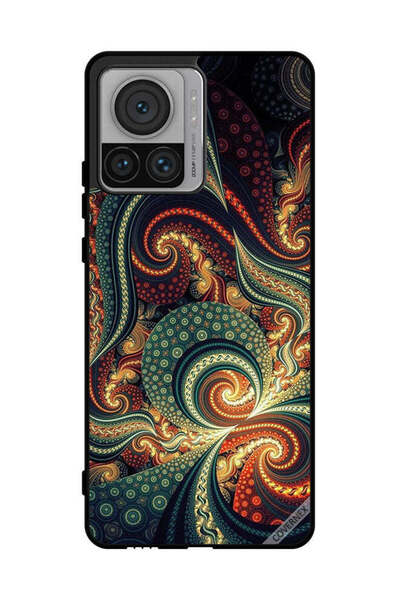 Covernex غطاء حماية لهاتف موتورولا موتو X30 برو بنمط ماندالا العتيق