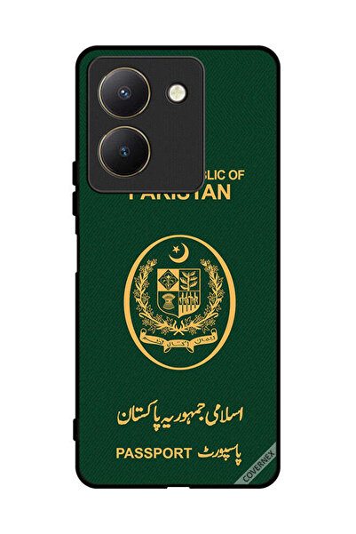 Covernex غطاء حماية لهاتف vivo Y27s بنمط جواز سفر باكستاني