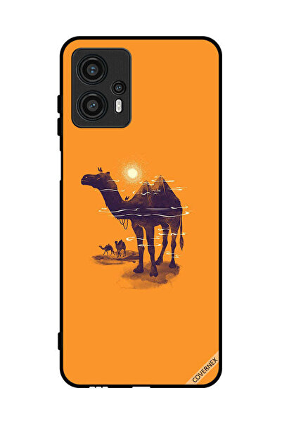Covernex Protective Case Cover For Motorola Moto G13 Camels & Sun Art