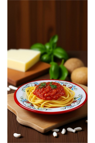 İnci Emaye No. 29 Enamel Pasta Plate Dish Serving Food Camping Picnic.dowry Pit Plate