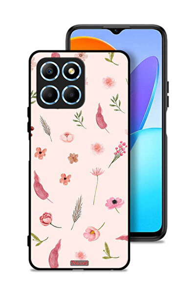 Tolwak غطاء حماية لهاتف Honor X6 بنقشة أوراق وورود