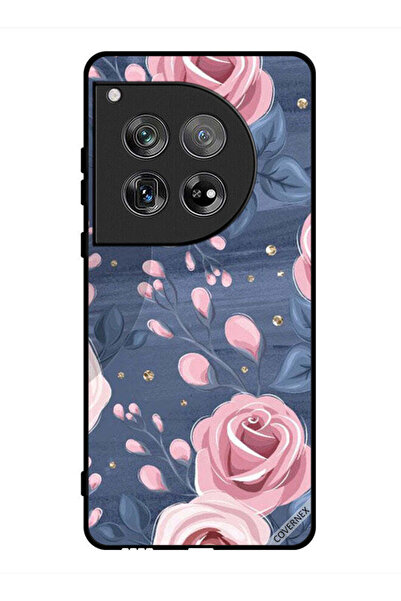 Covernex غطاء حماية لهاتف OnePlus 12 بنقشة الورود والأوراق