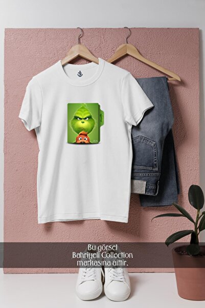 Bahriyeli Collection supradimensionat The Grinch Design unisex tricou