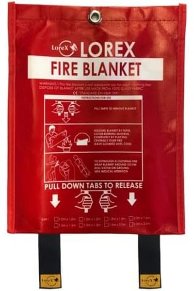 Mena Rise Şirinshop Lr-Fb1518Cp Premium Series 150cm X 180cm Fire Blanket with Bag 1108107