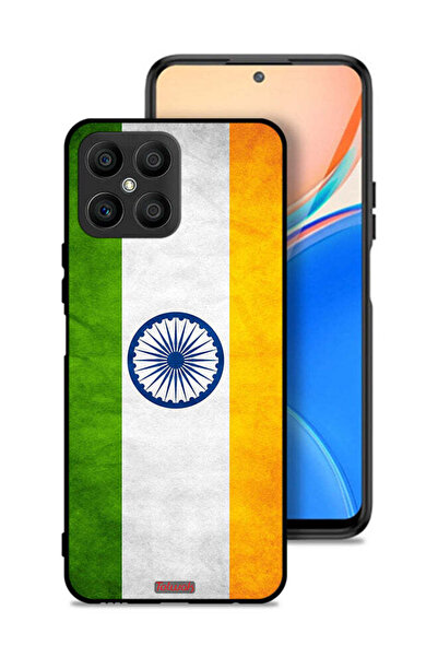 Tolwak Honor X8 4G Protective Case Cover Luminous Indian Flag