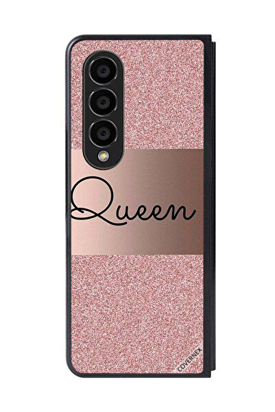 Covernex غطاء حماية لهاتف سامسونج جالاكسي زد فولد 4 بخلفية لامعة من كوين