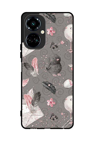 Covernex غطاء حماية لهاتف تكنو كامون 19 برو - ريش وفراخ