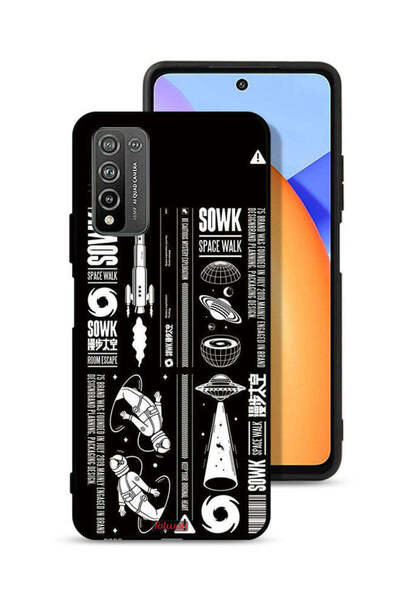 Tolwak Honor 10X Lite Protective Case Cover Sowk Space Walk Sticker