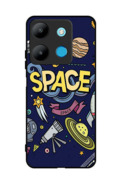 Covernex غطاء حماية لهاتف إنفينيكس سمارت 7 - فن الفضاء