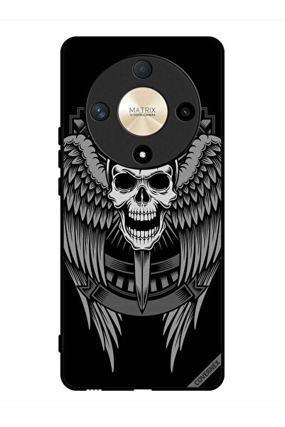 Covernex غطاء حماية لهاتف Honor X9b بتصميم جمجمة وأجنحة نسر