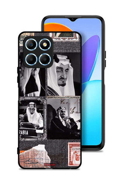 Tolwak غطاء حماية لهاتف Honor X8 5G، ملصق الملك فيصل العتيق