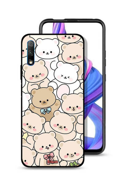 Tolwak غطاء حماية لهاتف Honor 9X (الصين) بنقشة الدببة