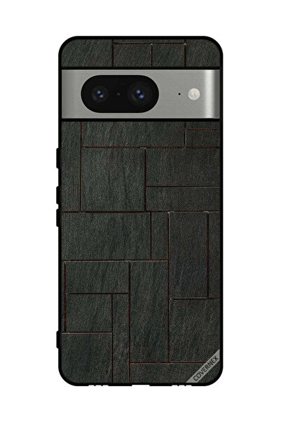Covernex غطاء حماية لهاتف جوجل بيكسل 8 بنمط جدار الحجارة