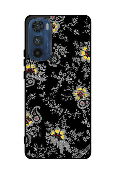 Covernex غطاء حماية لهاتف موتورولا إيدج 30 بخلفية زهور فنية