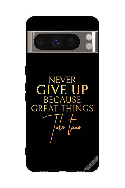 Covernex غطاء حماية لهاتف Google Pixel 8 Pro لا تستسلم أبدًا لأن الأشياء العظ...
