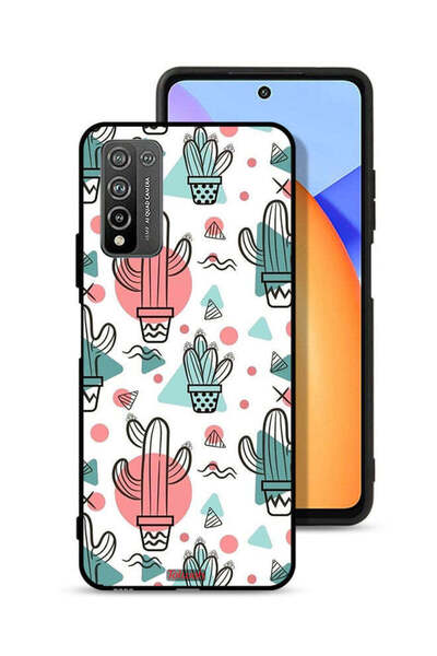 Tolwak Honor 10X Lite Protective Case Cover Cactus