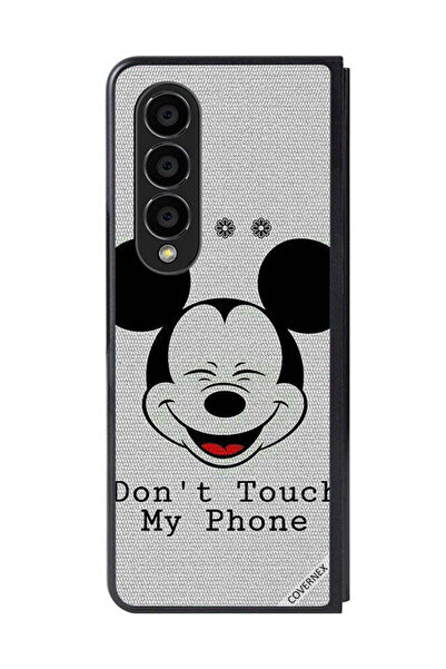 Covernex غطاء حماية لهاتف سامسونج جالاكسي زد فولد 4 - لا تلمس هاتفي - ميكي