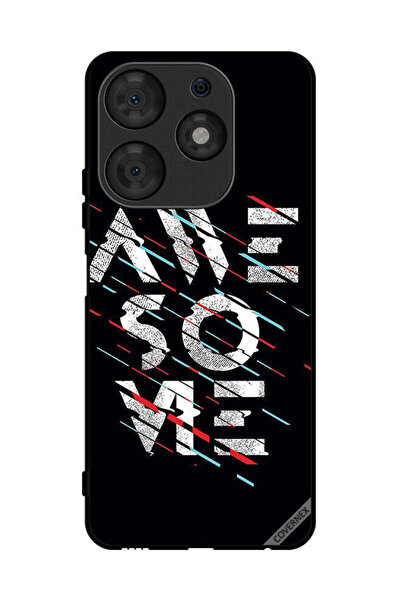 Covernex غطاء حماية لهاتف تكنو سبارك 10 برو بكلمة خطية رائعة