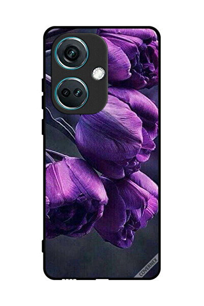 Covernex غطاء حماية لهاتف OnePlus Nord CE3 - زهور داكنة