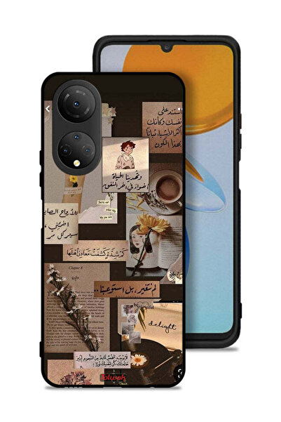 Tolwak غطاء حماية لهاتف Honor X7 بنقشة اقتباسات عربية عتيقة