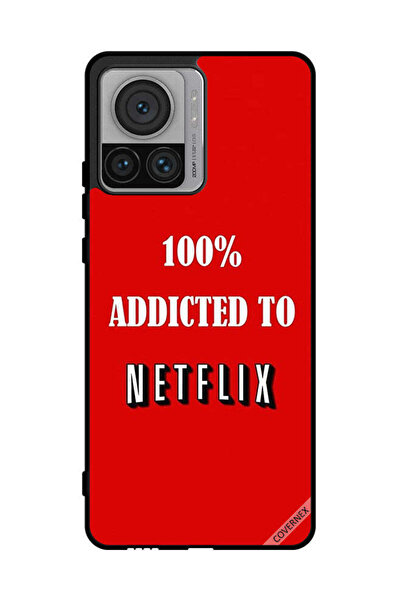 Covernex غطاء حماية لهاتف موتورولا إيدج 30 ألترا، مدمن على نتفليكس بنسبة 100%