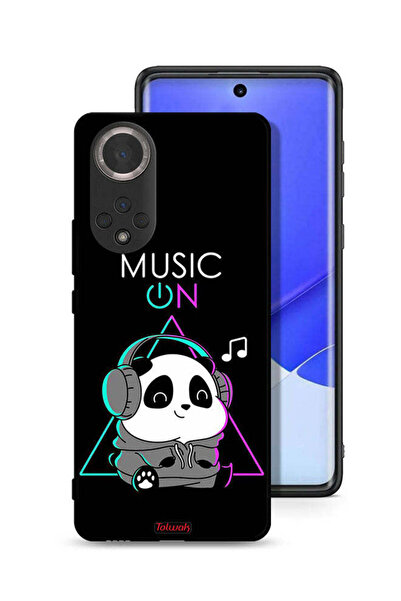 Tolwak غطاء حماية لهاتف Honor 50 بطبعة موسيقى الباندا