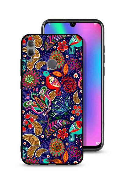 Tolwak غطاء حماية لهاتف Honor 10 Lite بنقشة طيور وزهور