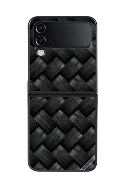 Covernex غطاء حماية لهاتف سامسونج جالاكسي زد فليب 4 بنمط خطوط داكنة