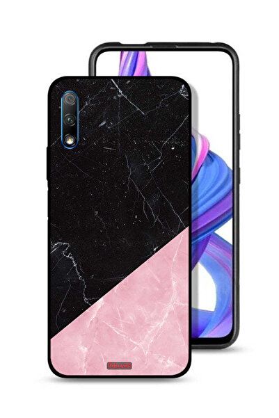 Tolwak غطاء حماية لهاتف Honor 9X (الصين) بنمط رخامي