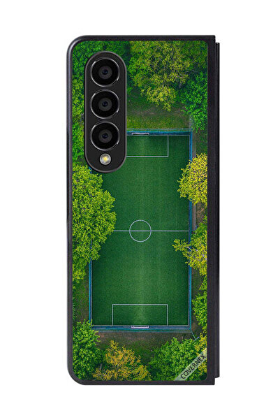 Covernex غطاء حماية لهاتف سامسونج جالاكسي زد فولد 4، منظر ملعب كرة قدم