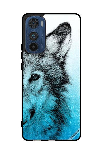 Covernex غطاء حماية لهاتف موتورولا إيدج 30 - وجه ذئب نصفي