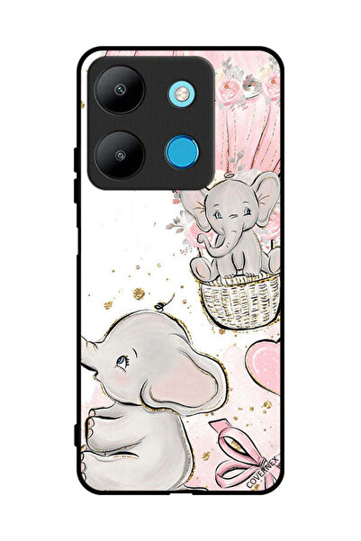 Covernex غطاء حماية لهاتف إنفينيكس سمارت 7 - فن الفيلة الصغيرة