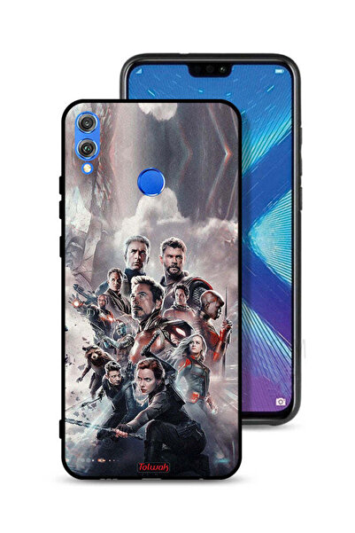 Tolwak غطاء حماية لهاتف Honor 8X بتصميم Avengers