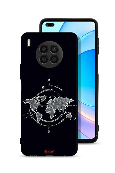 Tolwak غطاء حماية لهاتف هواوي نوفا 8i برسومات البوصلة