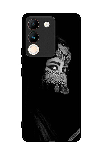 Covernex غطاء حماية لهاتف فيفو V29e، فتاة ذات عيون جميلة ووجه مجوهرات