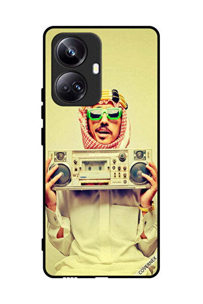 Covernex غطاء حماية لهاتف Realme 10 Pro Plus يحمل جهاز موسيقى عتيق