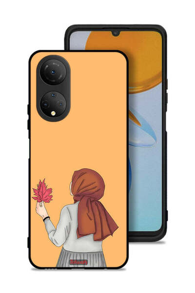 Tolwak Honor X7 Protective Case Cover Holding Leaf
