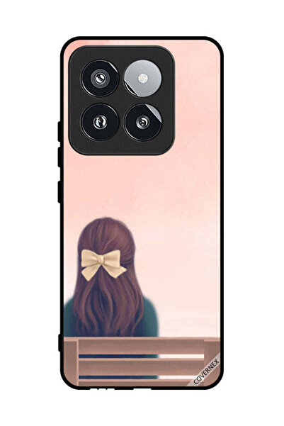 Covernex Protective Case Cover For Xiaomi 14 Pro Alone Cute Girl