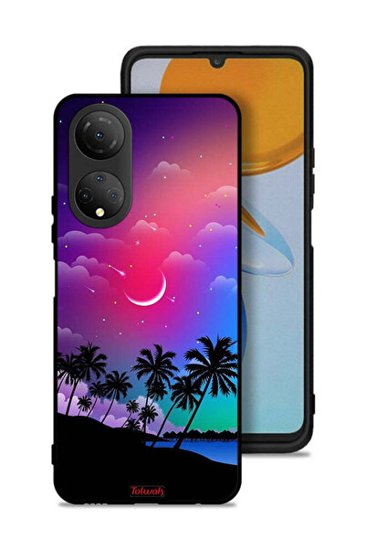 Tolwak غطاء حماية لهاتف Honor X7 - فن القمر في الليل