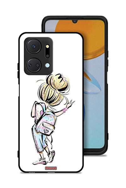 Tolwak غطاء حماية Honor X7a بتصميم فتاة المدرسة