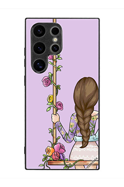 Covernex Protective Case Cover For Samsung Galaxy S24 Ultra Girl BFF Wallpaper