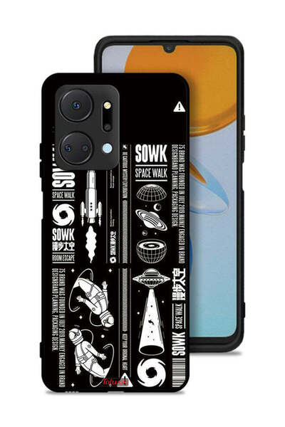 Tolwak غطاء حماية Honor X7a بملصق Sowk Space Walk