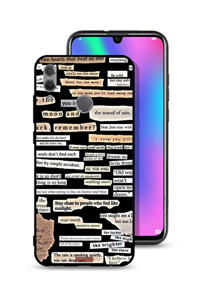 Tolwak غطاء حماية لهاتف Honor 10 Lite مع ملصقات اقتباسات