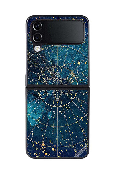 Covernex غطاء حماية لهاتف سامسونج جالاكسي زد فليب 4 بنمط معادلات الرياضيات